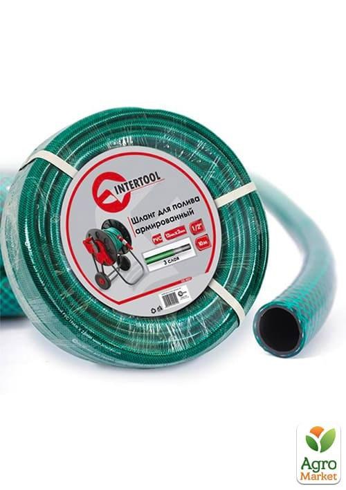 

Шланг для полива 3-х слойный 1/2", 10 м, армированный PVC INTERTOOL GE-4021