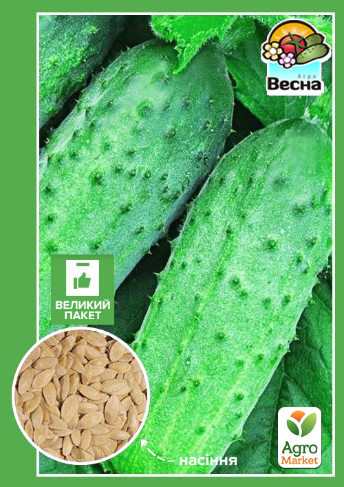 

Огурец Джерело (Большой пакет) ТМ Весна 2г