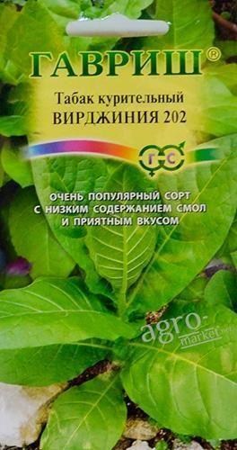 

Семена Табак курительный "Вирджиния 202" ТМ "Гавриш" 0.01г