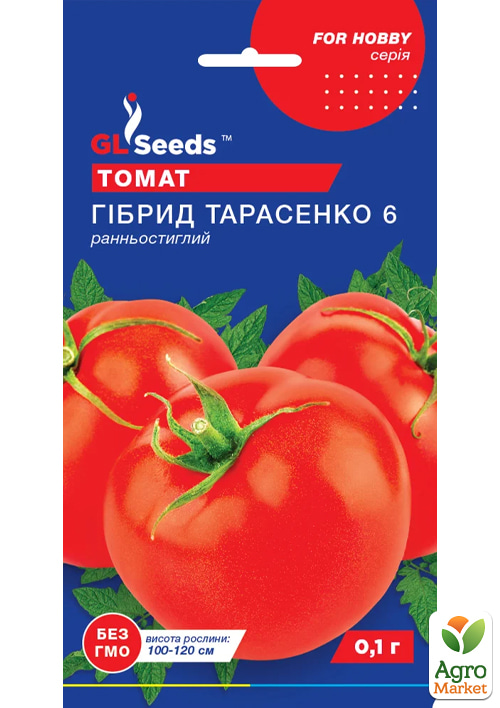 

Томат Гібрид Тарасенко 6 ТМ GL SEEDS 0.1г