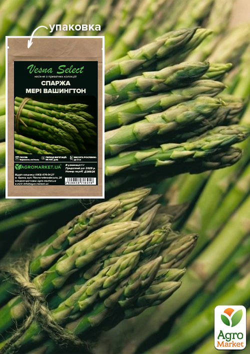 

Спаржа Мері Вашингтон ТМ Vesna Select 1г