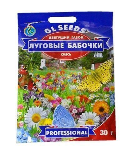 

Цветущий газон Луговые бабочки ТМ GL Seeds 30г