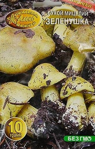Сухой мицелий "Зеленушка" ТМ "Алекс SEEDS" 10г