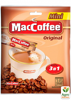 Маккофе 3в1 (Мины) ТМ "MacCoffee" 16 пакетиков по 12г1
