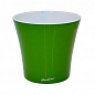 Вазон двойное дно "Arte зеленый" ТМ "Santino" высота 17.5см, диаметр 20см, 3.5л