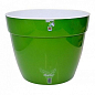Вазон двойное дно "Asti зеленый" ТМ "Santino" высота 24см, диаметр 30см, 12л