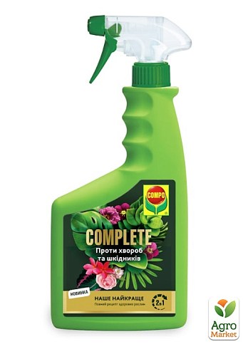Спрей від хвороб і шкідників 2 в 1 COMPO Complete 500 мл (7316)