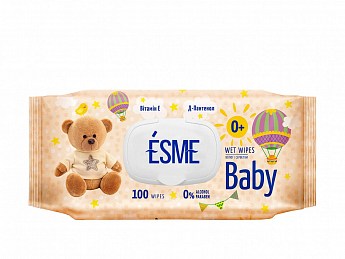 Влажные салфетки для детей ТМ "ESME" 100шт
