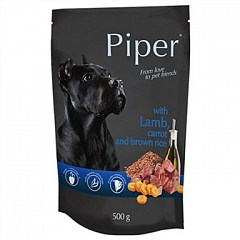 Dolina Noteci Piper Влажный корм для собак с ягненком, морковью и коричневым рисом  500 г (3002810)1