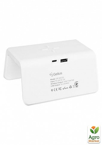Gelius Pro Smart Desktop Clock Time Bridge GP-SDC01 (Умные часы) + Wireless Charging  - фото 9