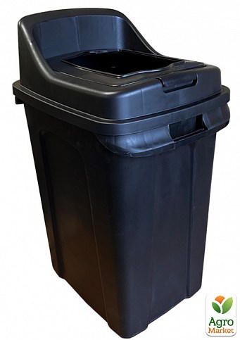 Бак для сортировки мусора Planet Re-Cycler 70 л черный (органика) (12191)