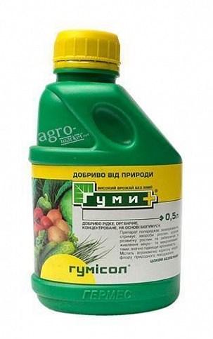 Органічне добриво "Гумісол" ТМ "Гумі +" 0.5л