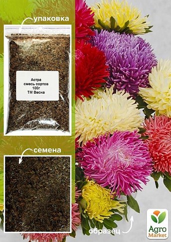 Айстра суміш сортів ТМ "Весна" 100г NEW