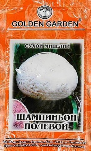 Сухой мицелий "Шампиньон полевой" ТМ "Golden Garden" 10г