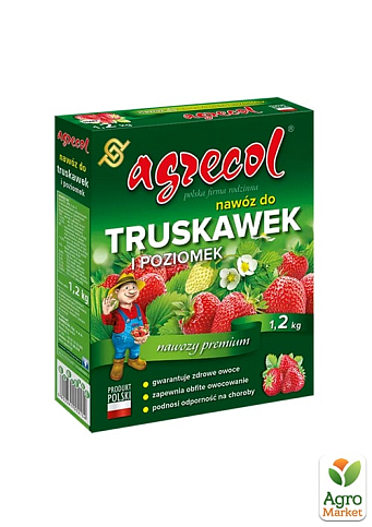 Удобрение для клубники и земляники 15-6-11 ТМ "Agrecol" 1.2кг