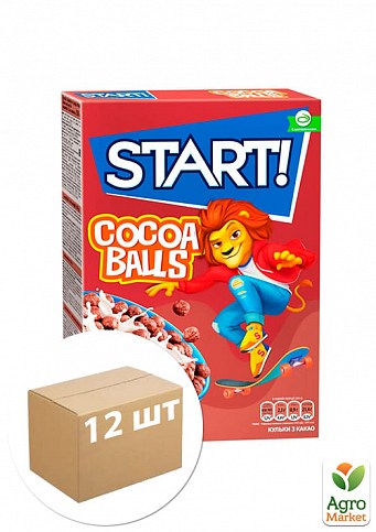 Шарики из какао ТМ "Start" 250г упаковка 12шт