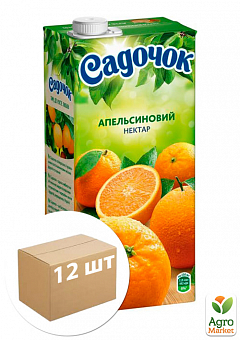 Нектар апельсиновий ТМ "Садочок" 0,95л упаковка 12шт1