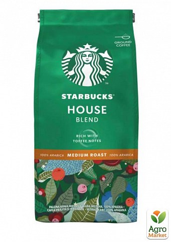 Кофе House blend (молотый) ТМ "Starbucks" 200г упаковка 6шт - фото 2
