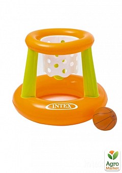 Баскетбольне кільце (12шт) 67-55 см, м'яч, рем.запл, в кор-ці (58504)2