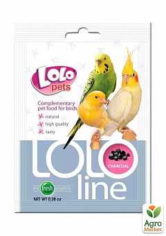Lolo Pets Charcoal Активоване вугілля для птахів 10 г (7204120)2
