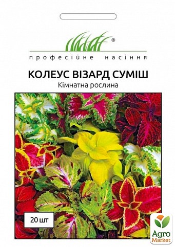 Колеус "Візард" суміш ТМ "Hem Zaden" 20шт