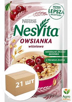 Каша Nesvita со вкусом вишни ТМ "Nestle" 45г упаковка 21 шт1