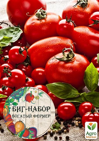 Биг-набор овощей "Томатный марафон" "Богатый фермер" (в коробке) ТМ "Весна" 60уп