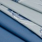 Півтораспальний комплект постільної білизни Home Line "Гінго білоба" (сіро-блакитний) 70х70см (2шт.) купить