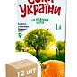 Апельсиновый нектар ТМ "Соки Украины" 1л упаковка 12 шт