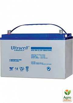 Акумулятор гелевий Ultracell UCG100-12 GEL 12V 100Ah для ДБЖ1