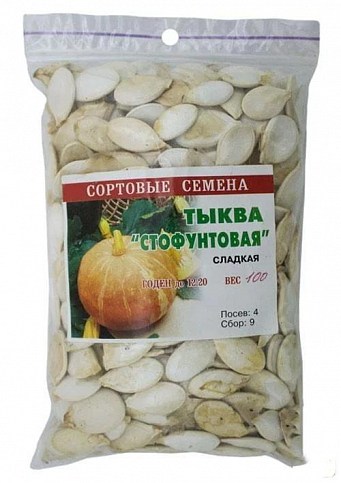 Тыква "Стофунтовая" ТМ "Весна" 100г - фото 2