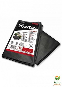 Агроволокно 80 г/м² черное 0,8х10м, ТМ Bradas AWB80080101