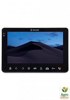 Видеодомофон BCOM BD-780M Black с детектором движения и записью видео2