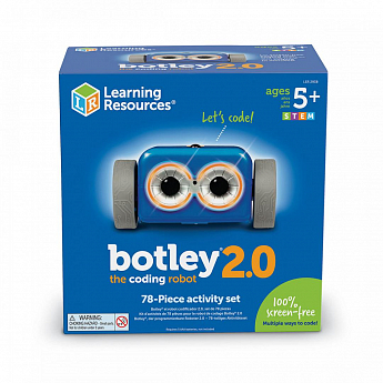 Ігровий STEM-набір LEARNING RESOURCES - РОБОТ BOTLEY® 2.0 (робот, що програмується, пульт, аксес.)