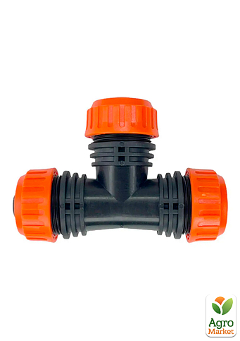Муфта-соединитель, тройник 1/2 – 1/2 – 1/2 ТМ "Aquapulse" AP1006T