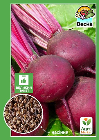 Буряк "Вінегретний" (Великий пакет) ТМ "Весна" 6г