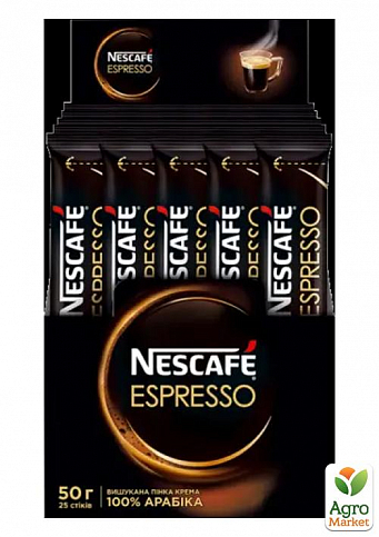 Кофе Эспрессо ТМ "Nescafe" 25 стиков по 2г