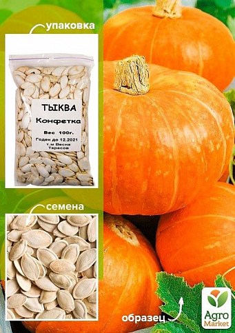 Тыква "Конфетка" ТМ "Весна" 100г