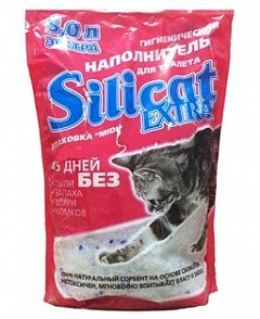 Silicat Extra Cиликагелевый наполнитель для кошачьего туалета 2.1 кг (6884140)2