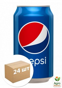 Газированный напиток (железная банка) ТМ "Pepsi" 0,33л упаковка 24шт1