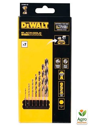 Кассета со сверлами по металлу DeWALT DT70831 (DT70831)