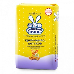Крем-мыло Ушастый Нянь с маслом и экстрактом ромашки 90г2
