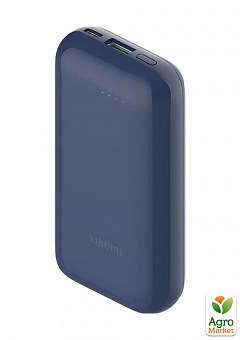 Дополнительный внешний аккумулятор повербанк Xiaomi Mi Power Bank 10000mAh 33W Pocket Version Pro Blue (PB1030ZM)2