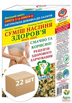 Смесь семян Здоровье ТМ "Агросельпром" 100г упаковка 22шт2