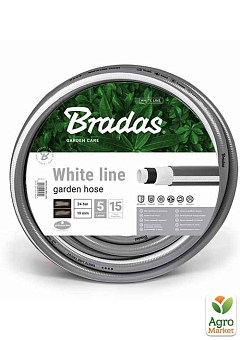 Шланг для полива WHITE LINE 5/8" 30м, Bradas WWL5/8301
