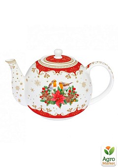 Рождественский фарфоровый чайник "Рождественская мелодия" - 1000 мл (R920#CHTR)1