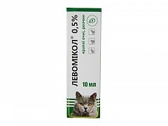 Фарматон Левомикол 0,5% Капли глазные для собак, кошек, декоративных грызунов  10 г (0921800)1