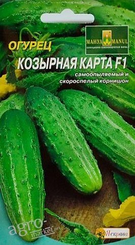 Огірок "Козирна карта F1" ТМ "Яскрава" 12шт