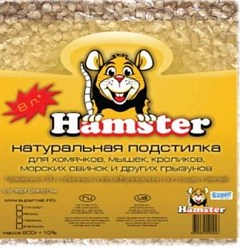 Hamster Гранулированная натуральная подстилка для грызунов, с ароматом лаванды 2 кг (4961420)1