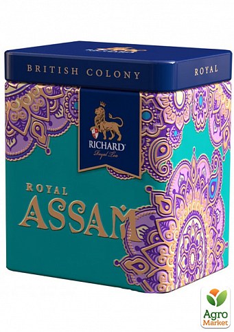Чай Royal Assam (железная банка) ТМ "Richard" 50г упаковка 12шт - фото 2